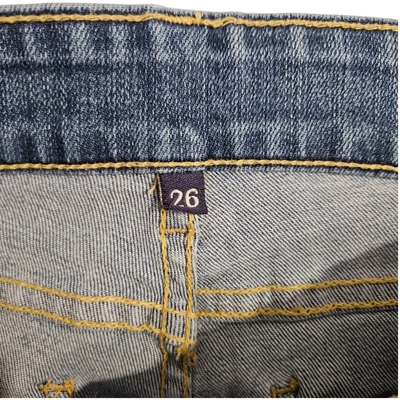 Carmar Ripped Tear Distressed Skinny Jeans - Picture 6 of 8